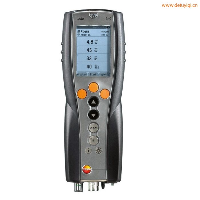 testo340煙氣分析儀藍色新版0632 3341