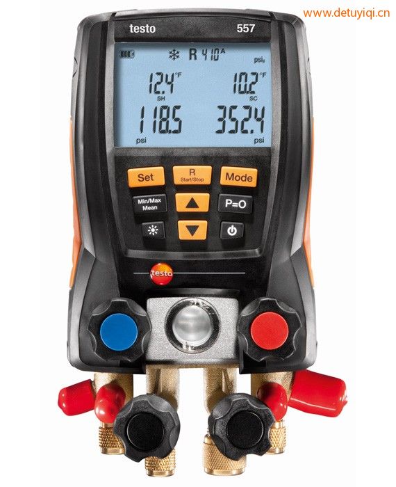 新型電子歧管儀 (電子壓力表組)testo 557