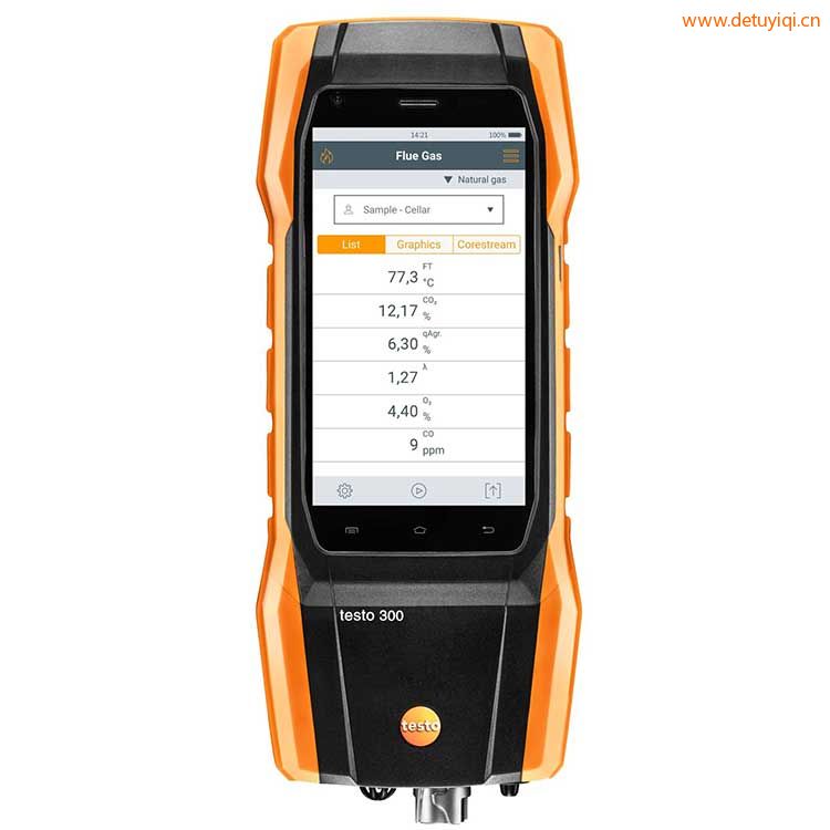 testo300LL長壽命煙氣分析儀基礎款1(三組分)0633 3004 74